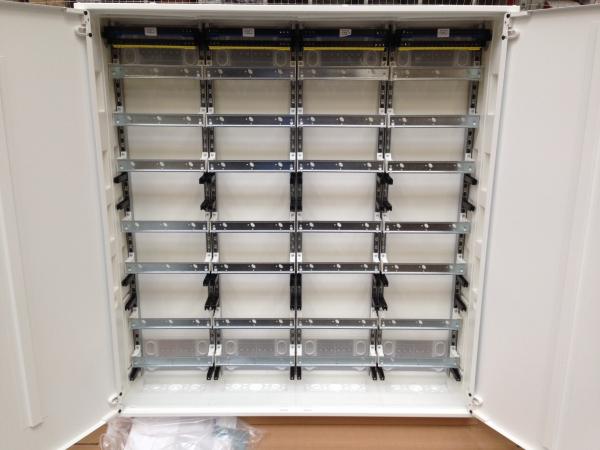 F-Tronic Verteilerschrank 4x 7-reihig, 4-feldrig (ZA114 + 4x V17)